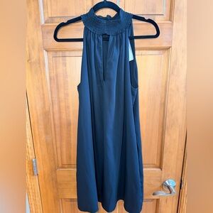 NWT Evereve A NewYork Halter Keyhole Black Dress